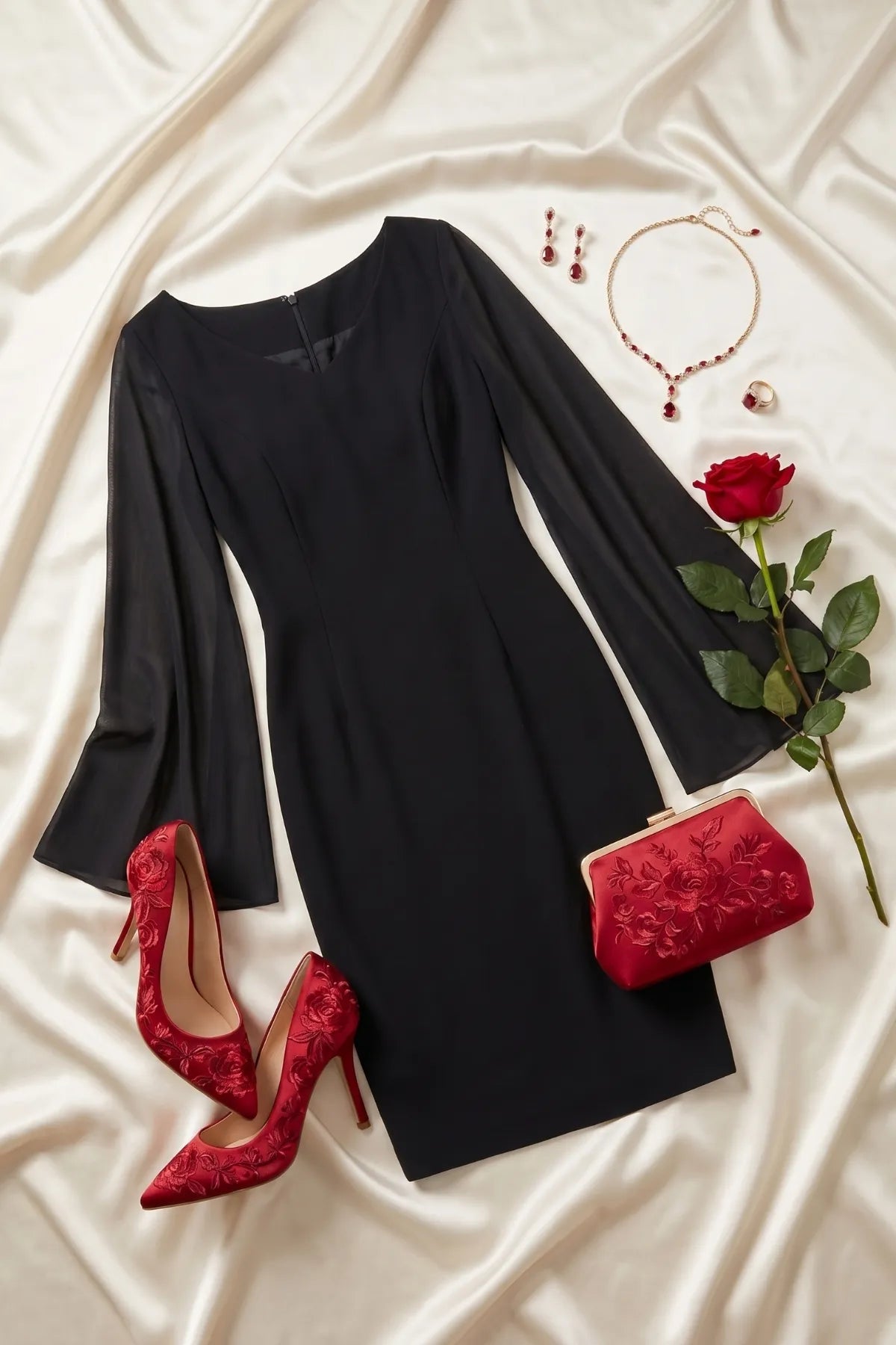 Black Short Dress, Rebeka