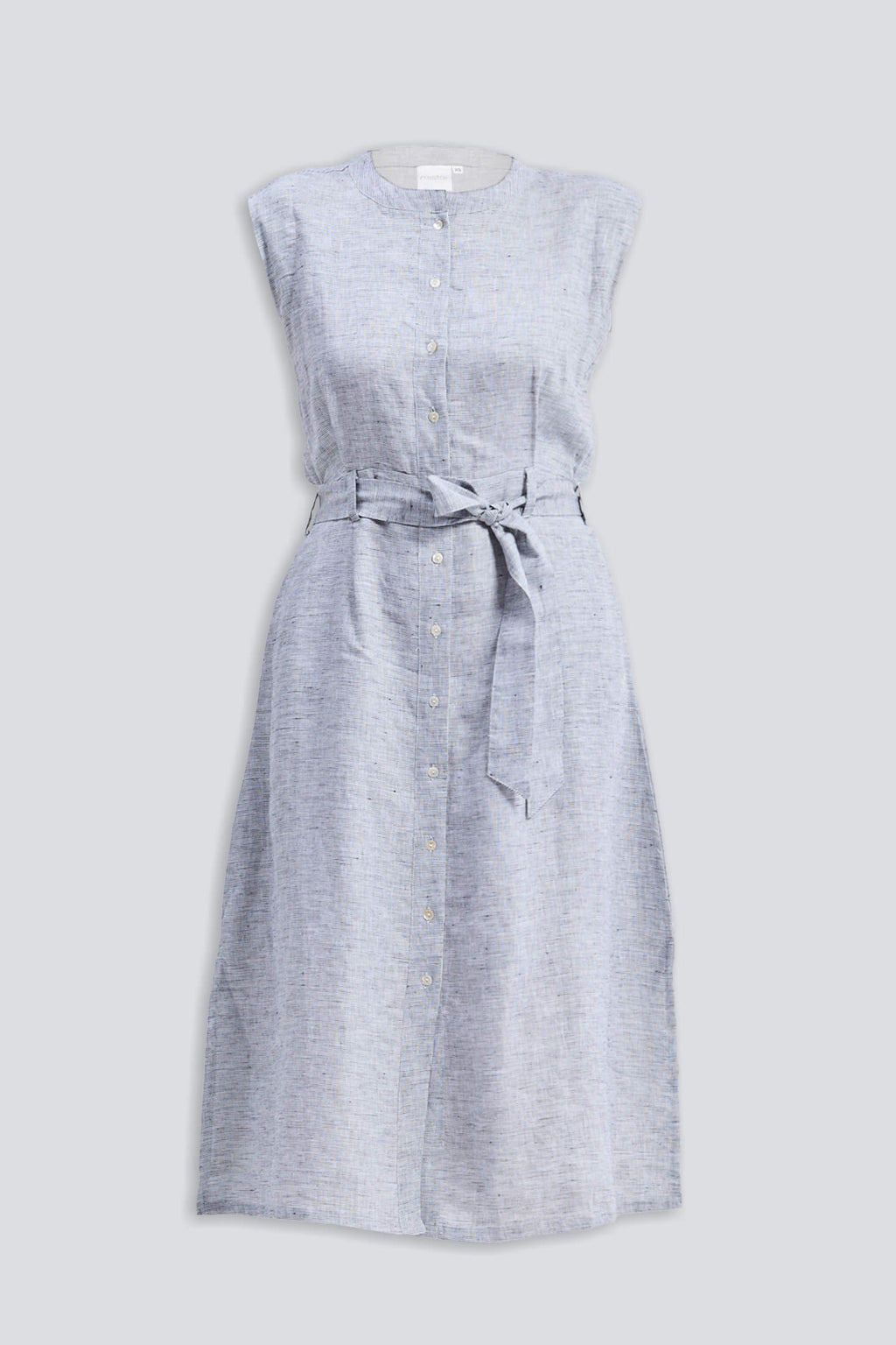 Back Cut Out Linen Dress