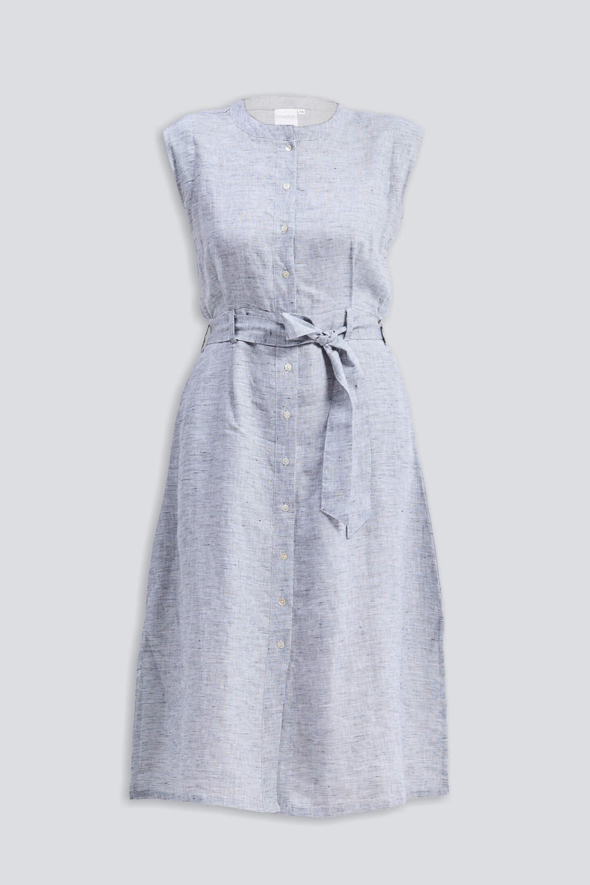 Back Cut Out Linen Dress