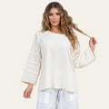 Women's Cotton Gauze Sabrina Top