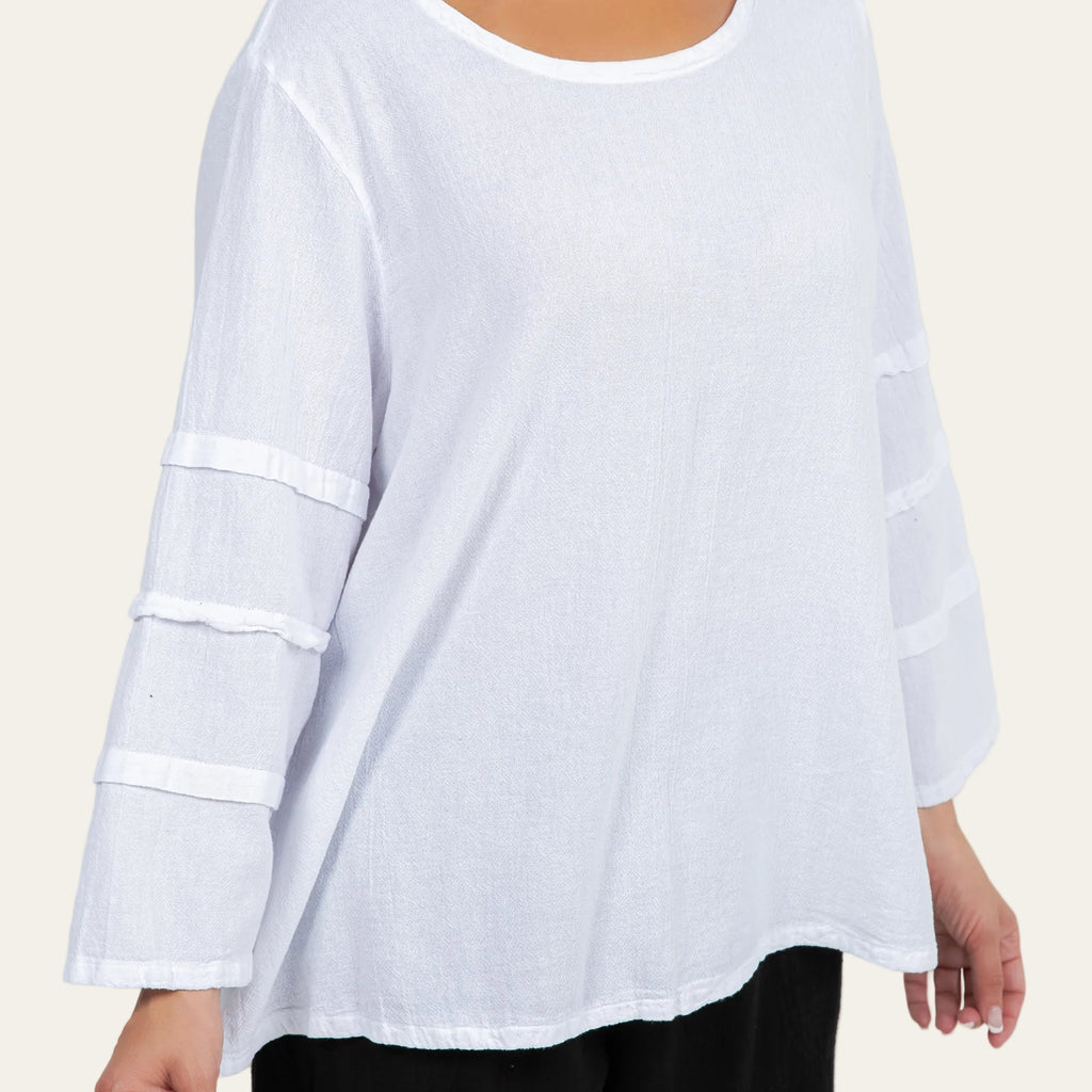 Women's Cotton Gauze Sabrina Top