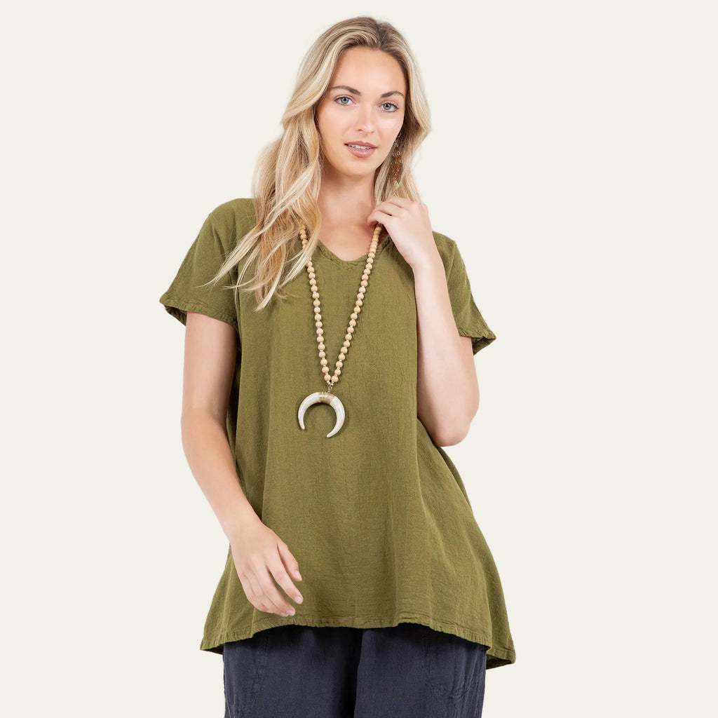 Betsy Top 100% Cotton Gauze