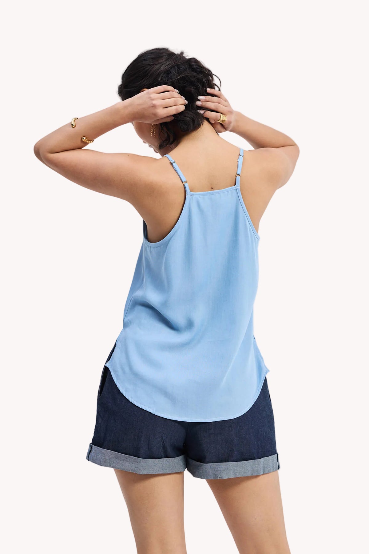 Endless Sunday Top in Denim