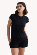 Essential Knit Shorts in Black