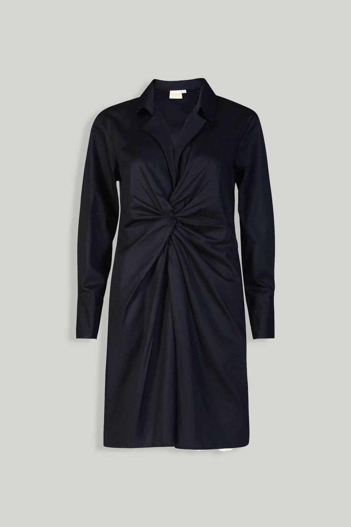 Front Twist Dress in Black