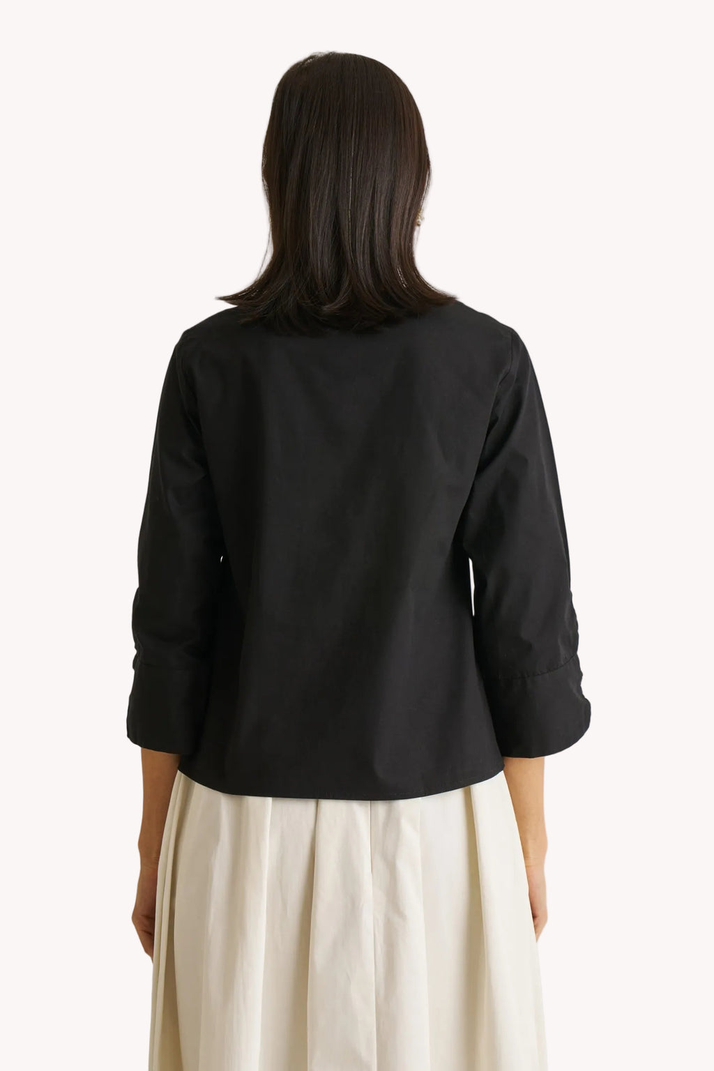 Front Twist Top in Black