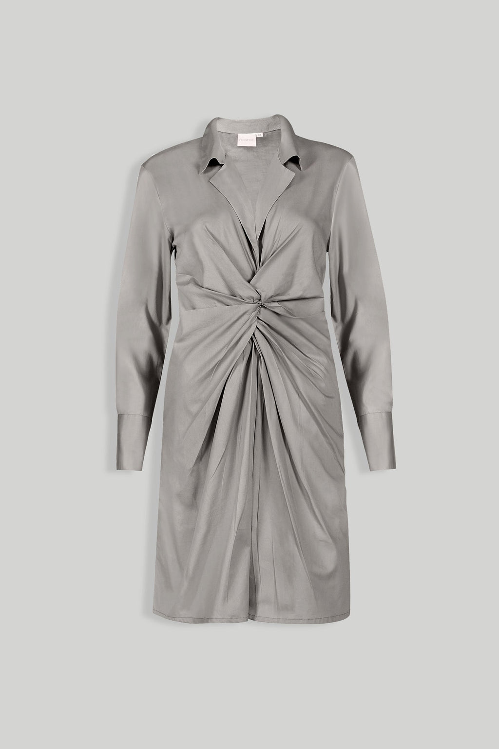 Front Twist Dress in Ecru