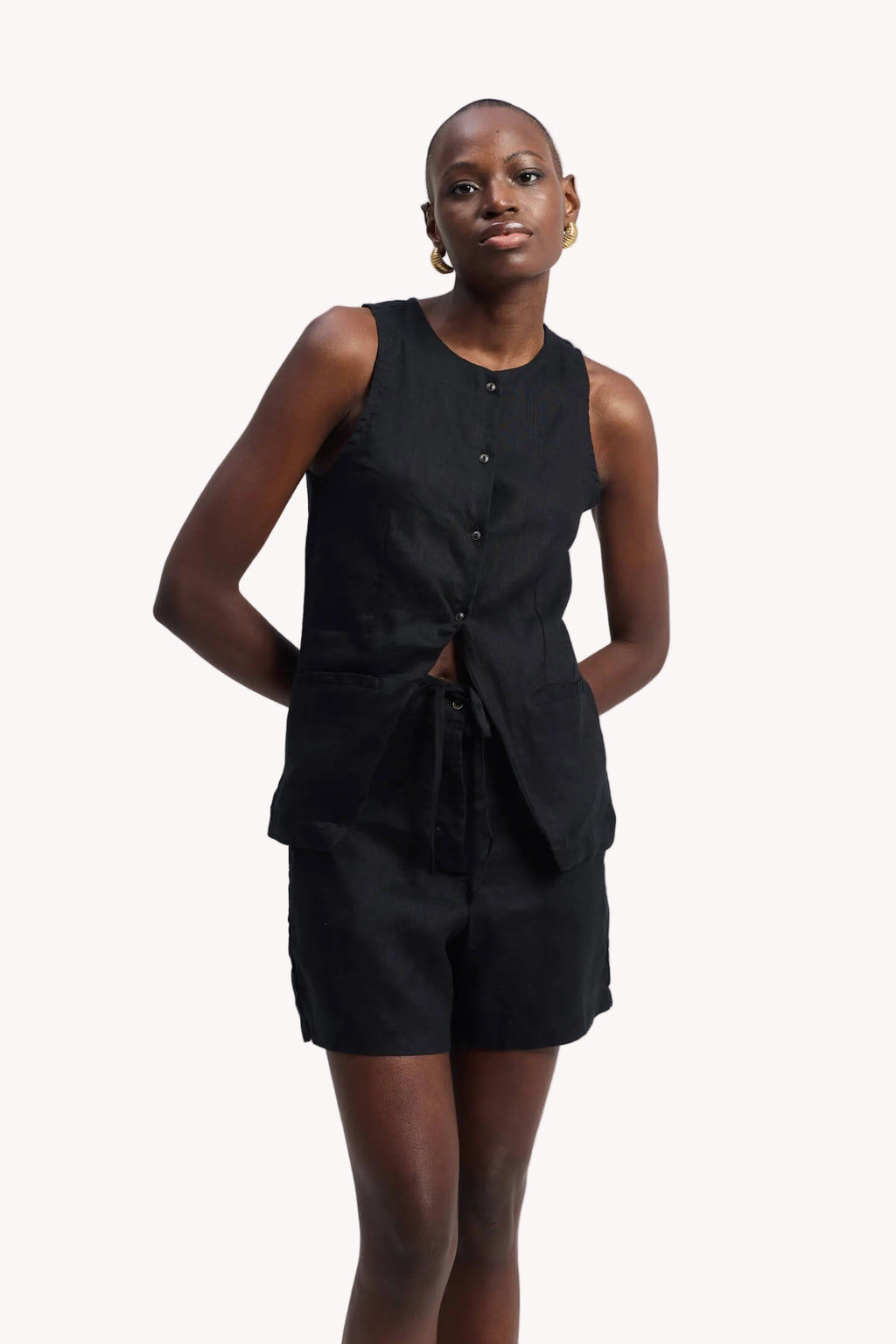 Hemp Shorts in Black