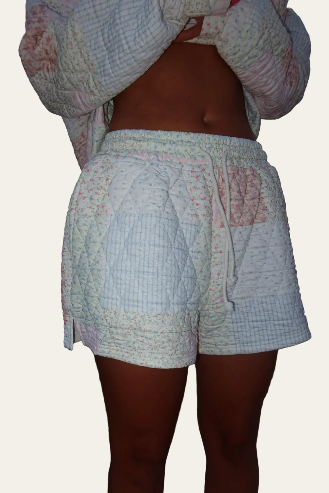 Quilted Pastel Shorts