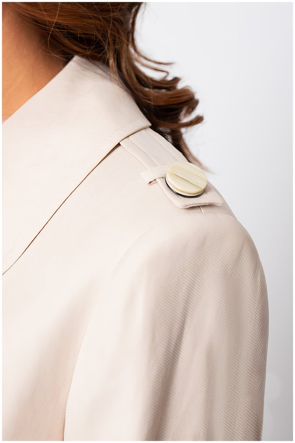 Beige Classic Long Coat, Kim
