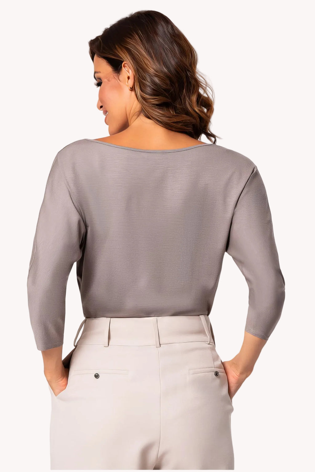 Grey Classic Top, Eva