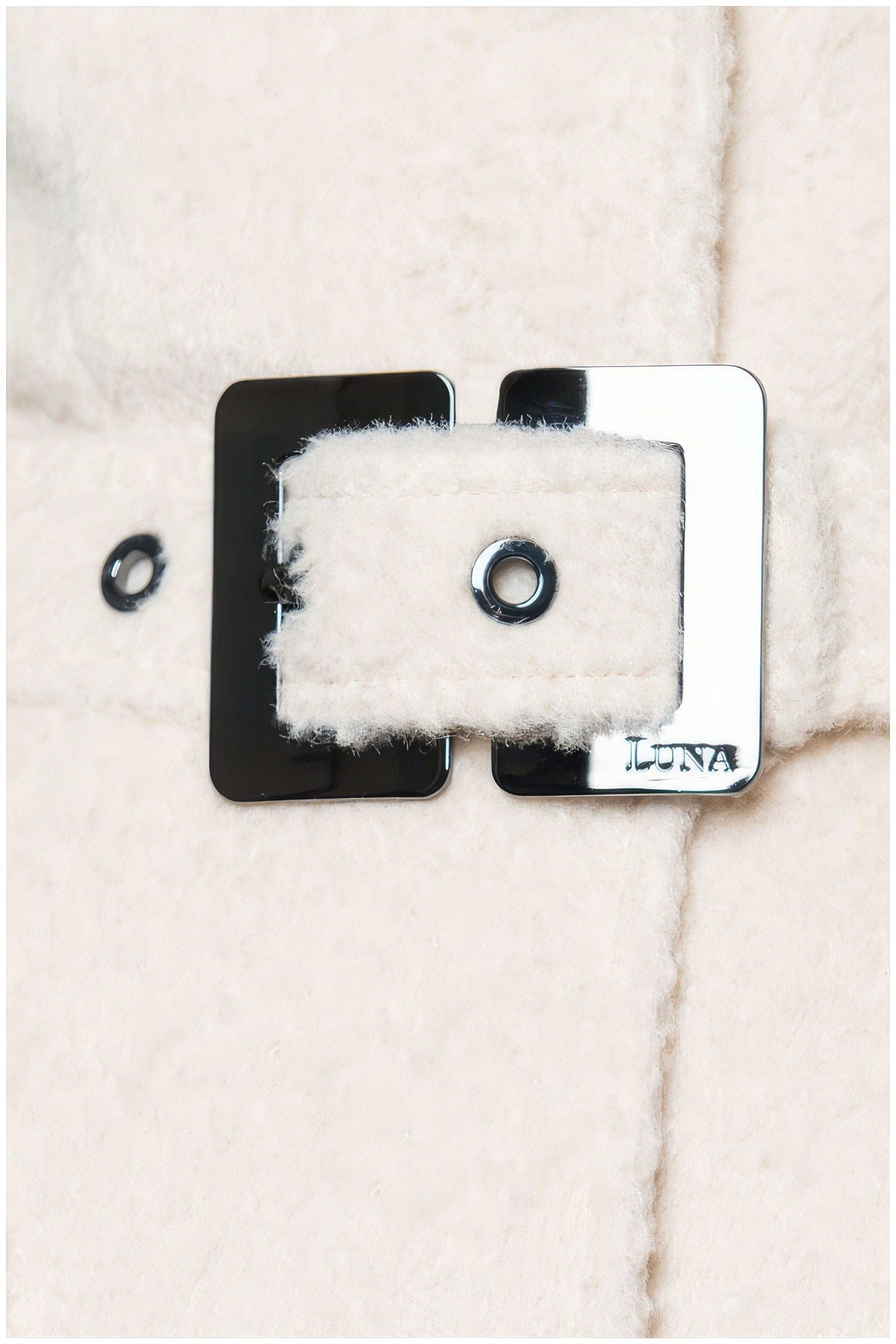 Ivory Belted Midi Coat, Linea