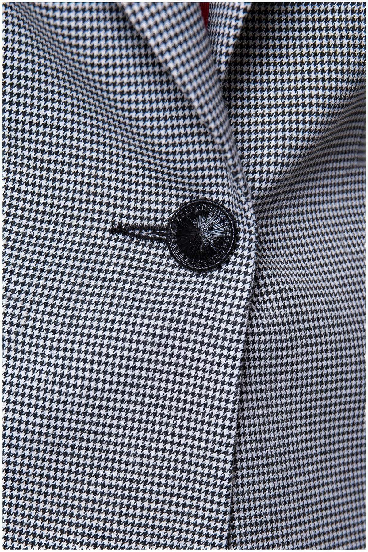 Multicolor Houndstooth Tailored Blazer, Elena