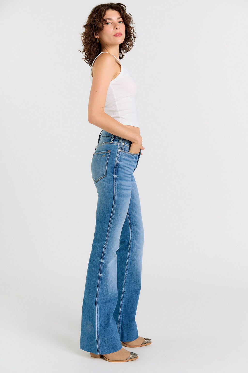 The Wanderer Flare 5 Pocket - Mabel Wash