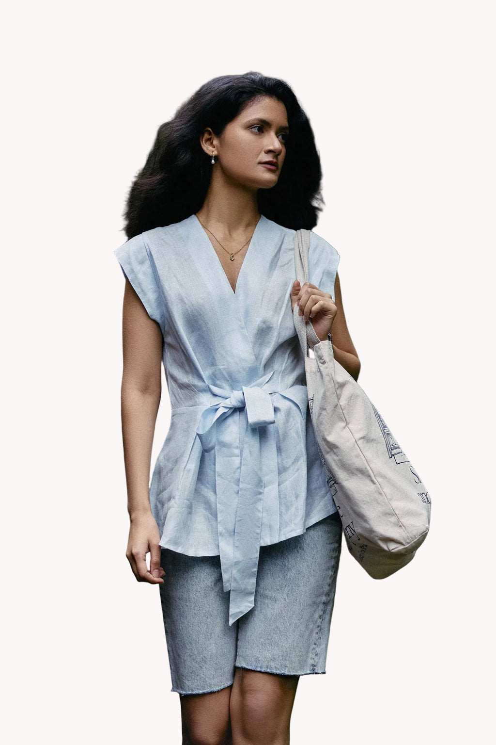 Power Moves Short Sleeve Top In Blue