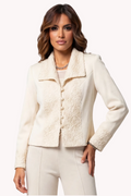 Ivory Tailored Lace Blazer, Jody