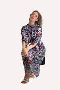 Vintage-Inspired Ruffle Yoke Paisley Dress | Miss Finch NYC
