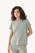Relaxed Tee in Olive