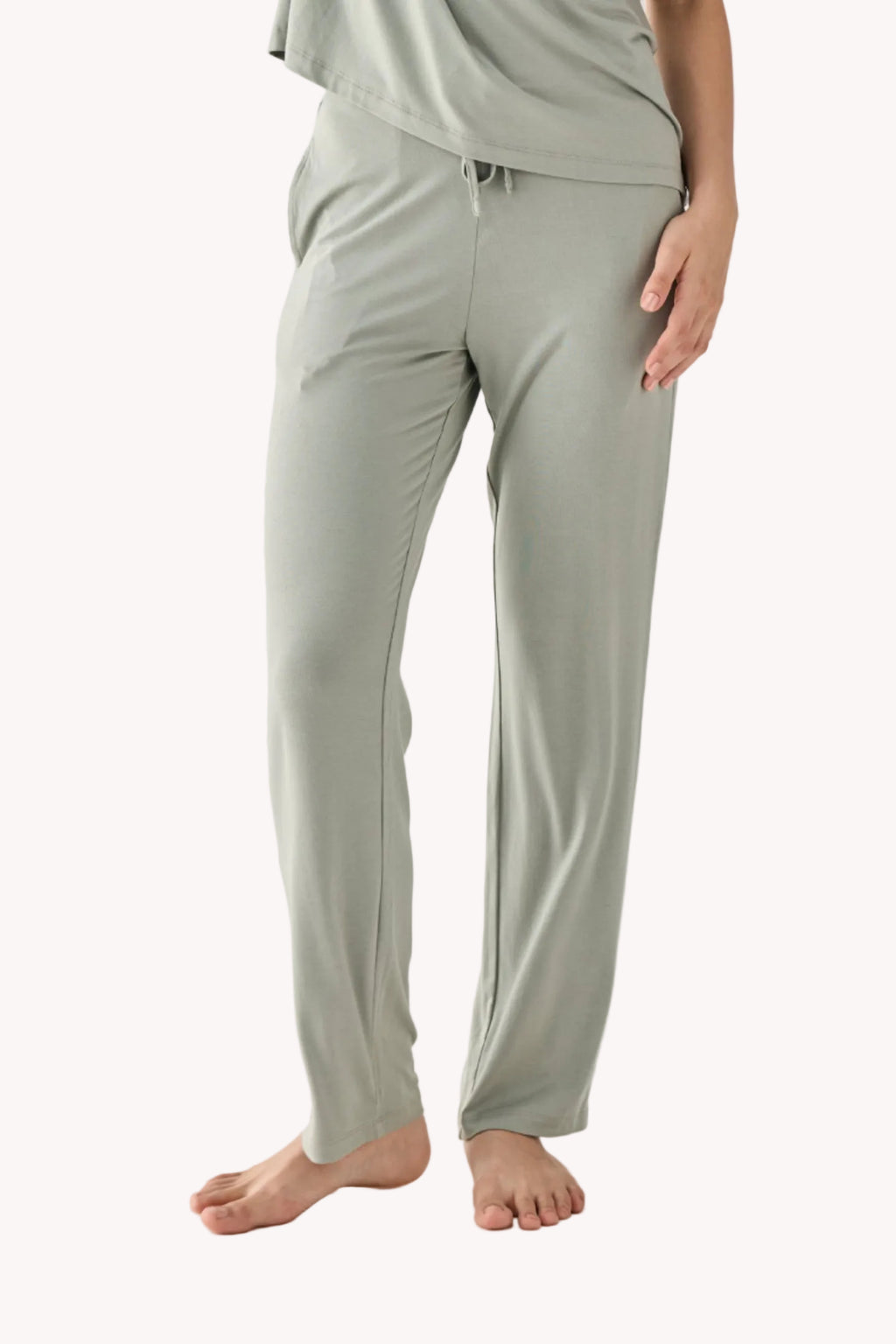Wide Leg Pant in Olive