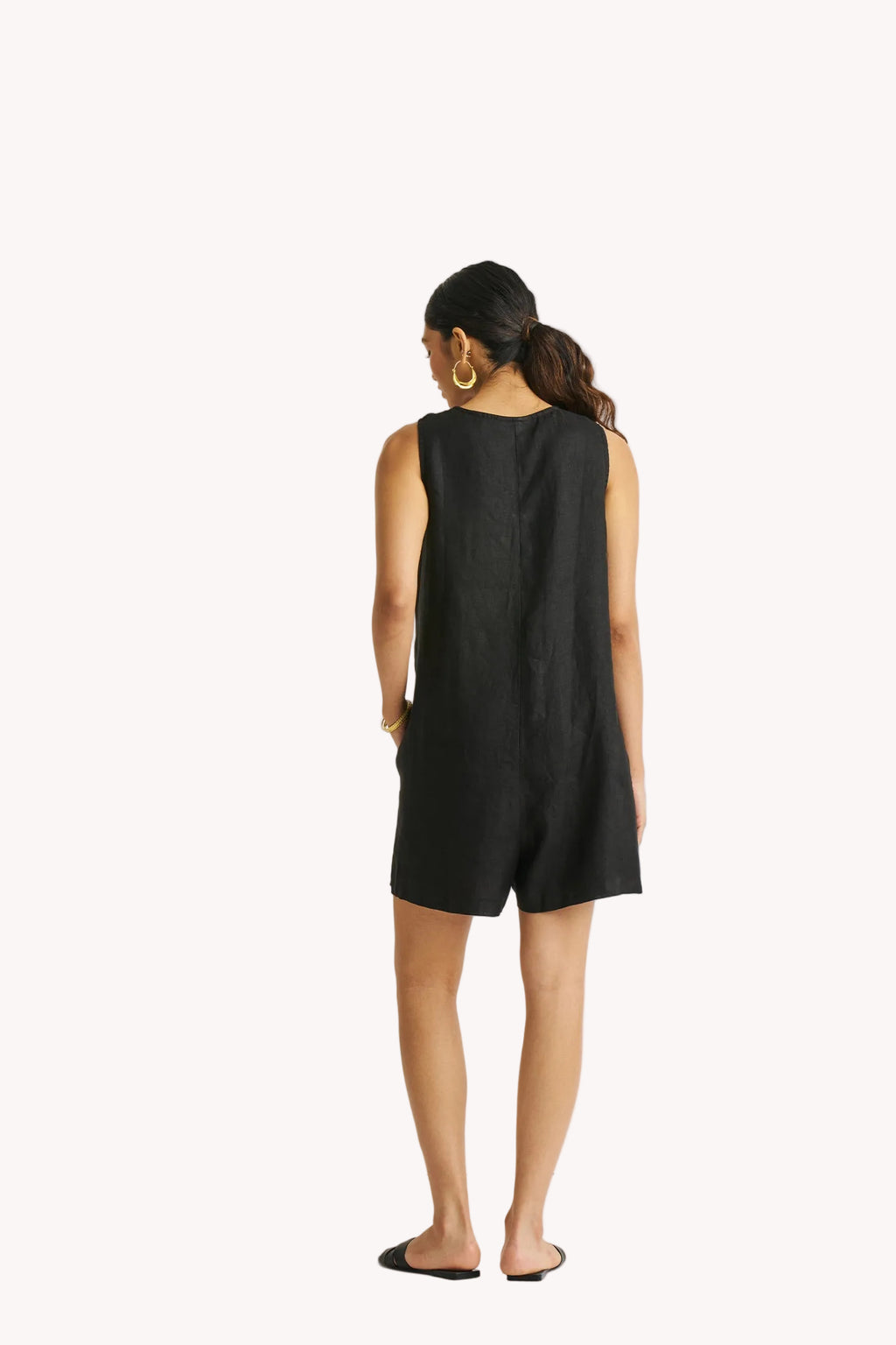 Romp and Play Romper in Black