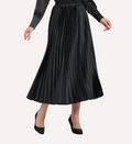 Midnight Muse Satin Skirt