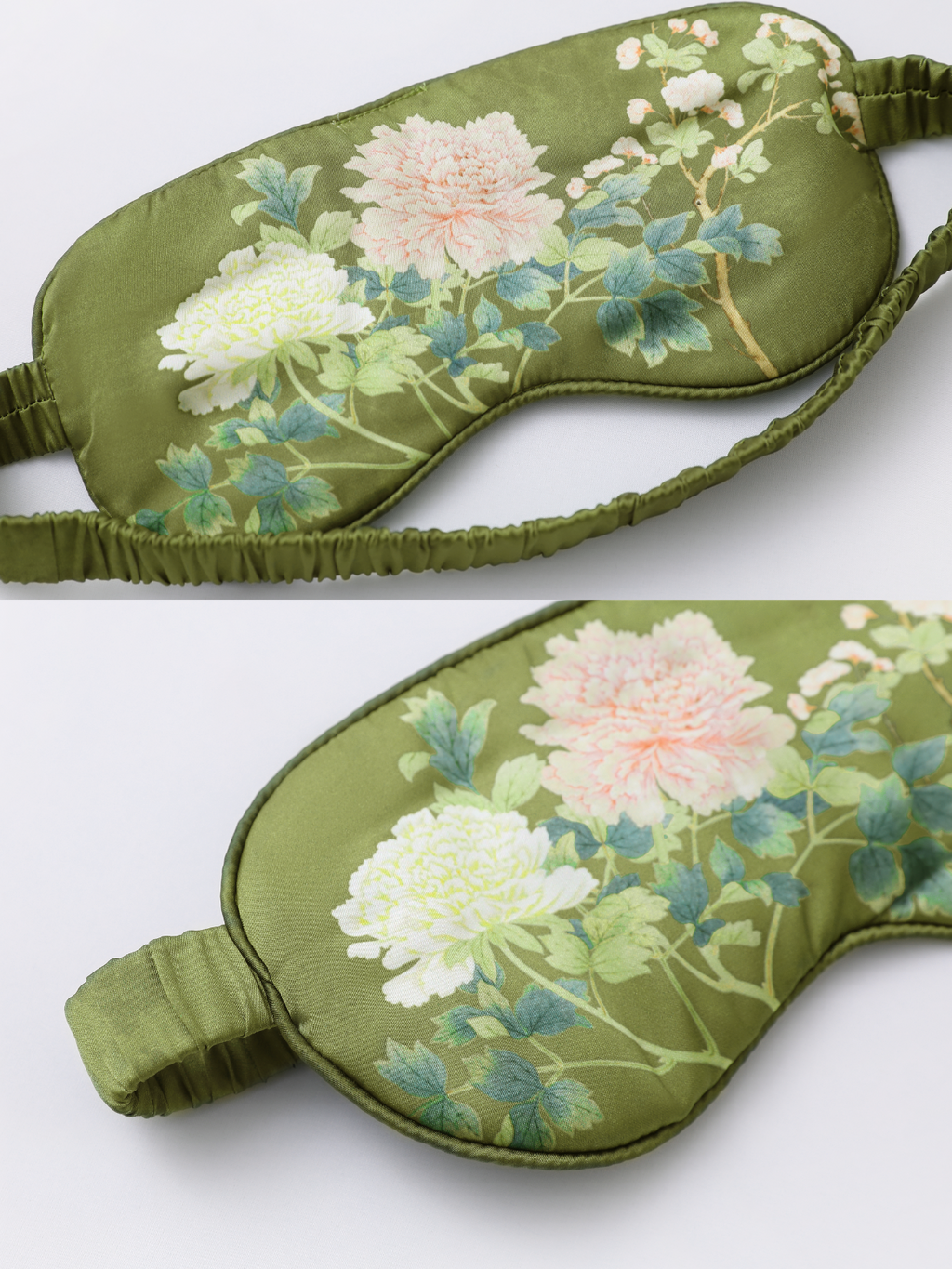 Floral Olive Kimono Robe