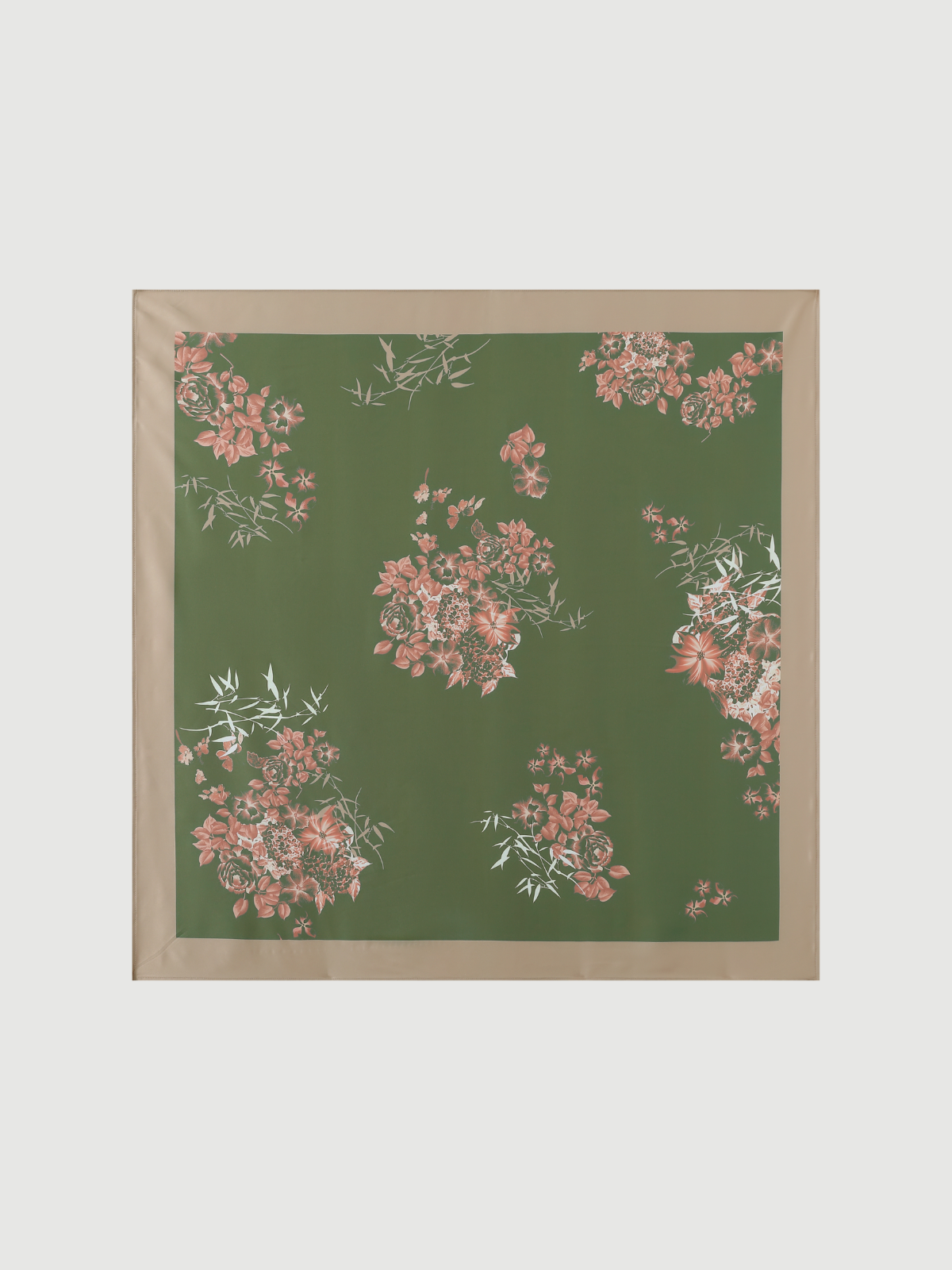 Short Kimono Robe Olive