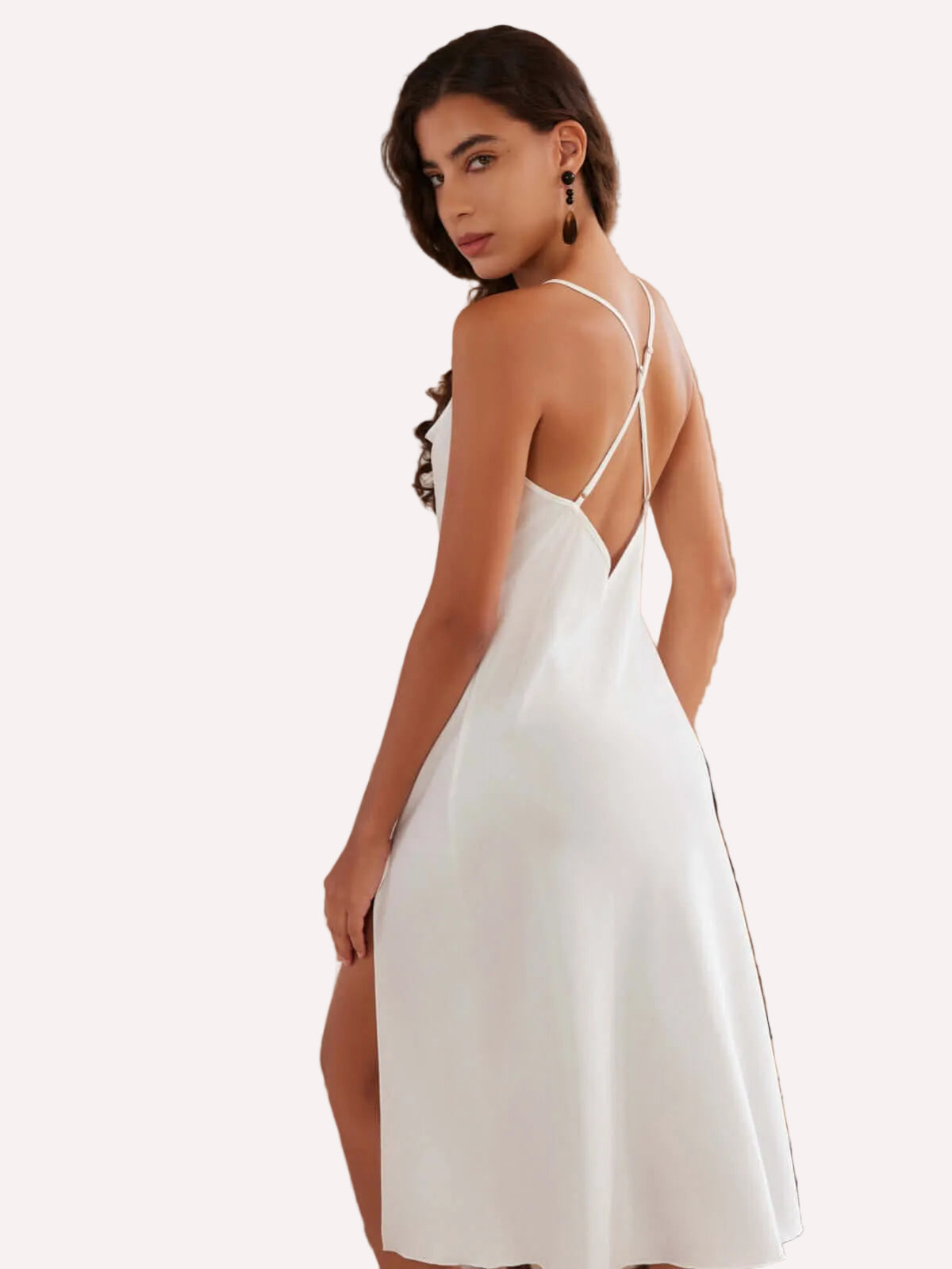 Elegant Robe Dress & Pajama Set Bridal