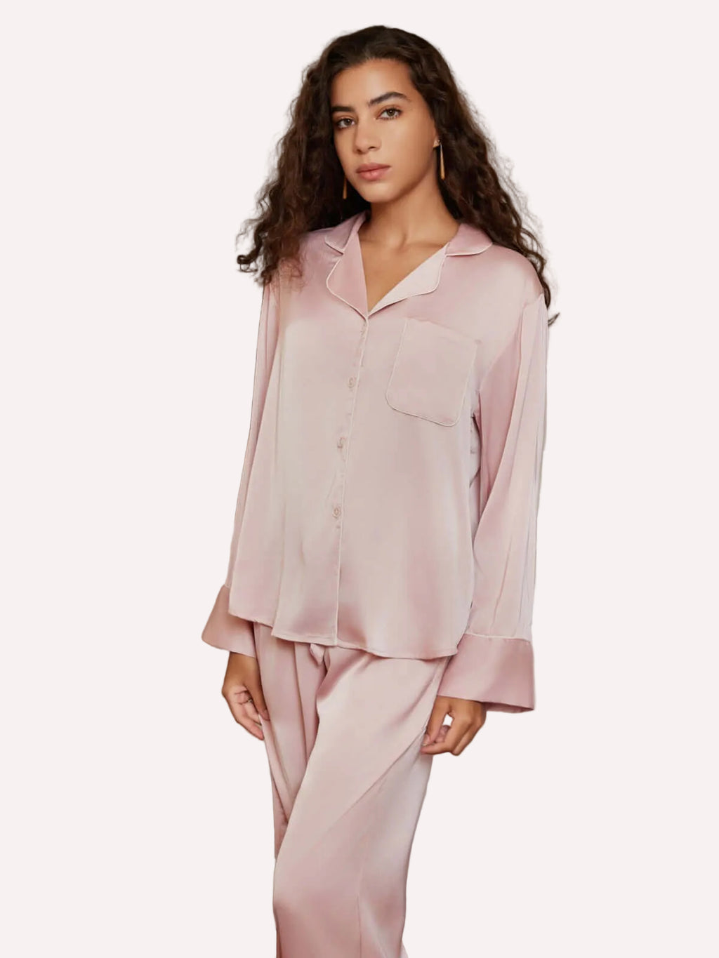 Lapel Pajama Set 3 Pcs