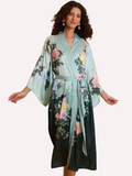 Gradient Bloom Kimono Robe