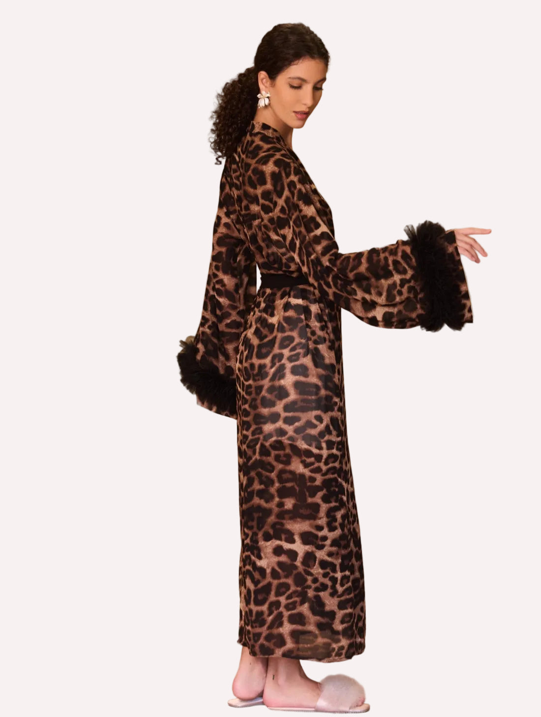 Wild Leopard Kimono Robe