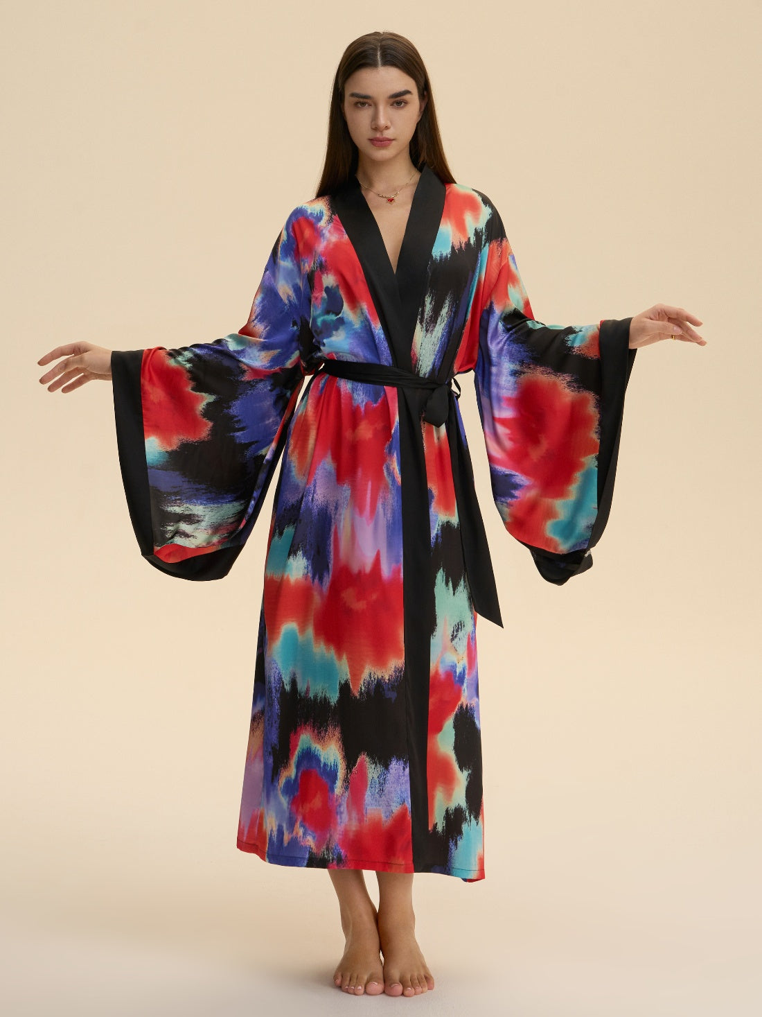 Aurora Flow Kimono Robe