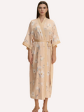 Champagne Blossom Kimono Robe