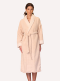 Tulip Jacquard Plush Kimono Robe
