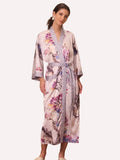 Purple Koi Kimono Robe