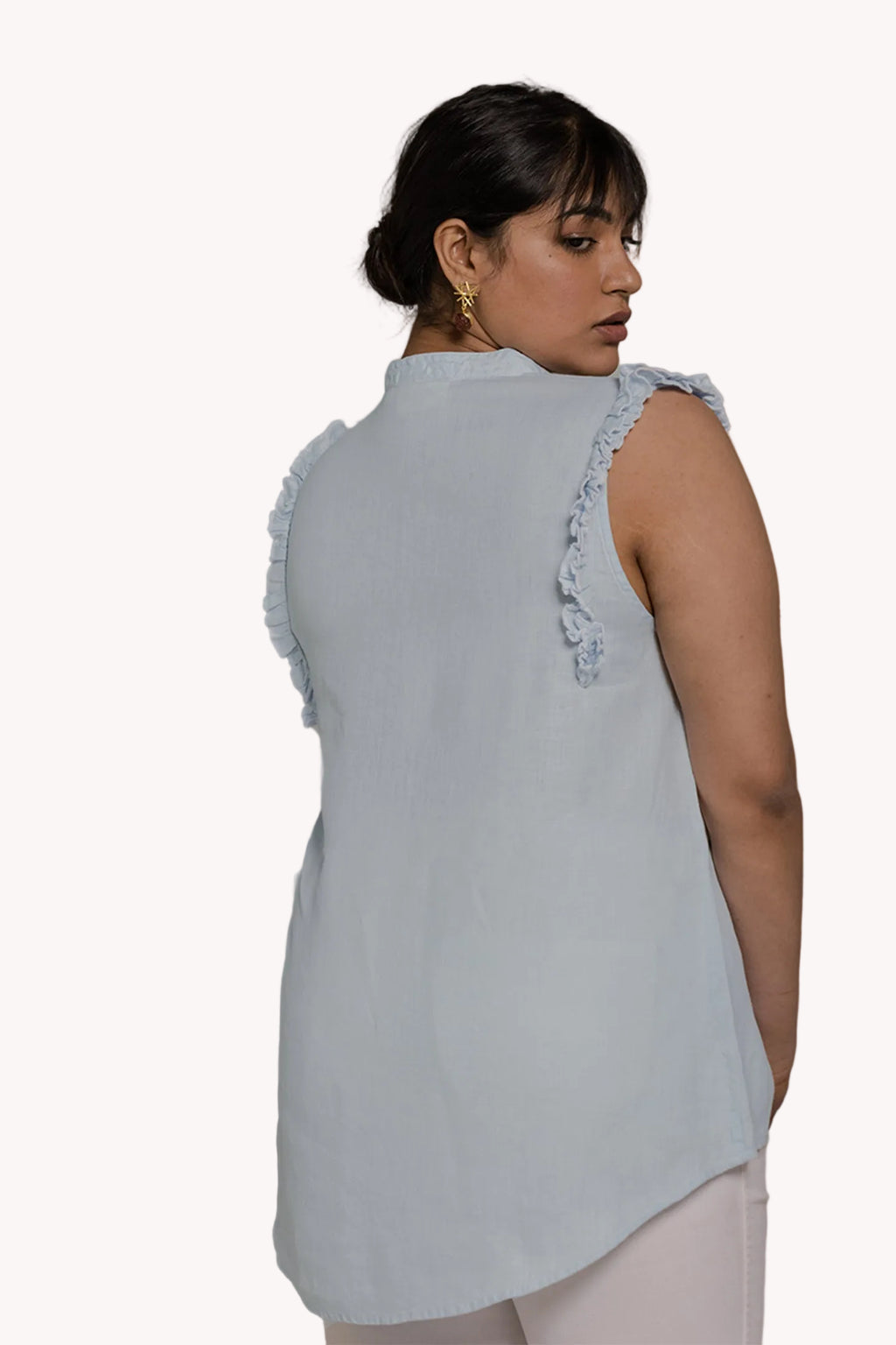 Wind in my Hair Shirt in Blue
