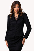 Black Tailored Lace Blazer, Jody