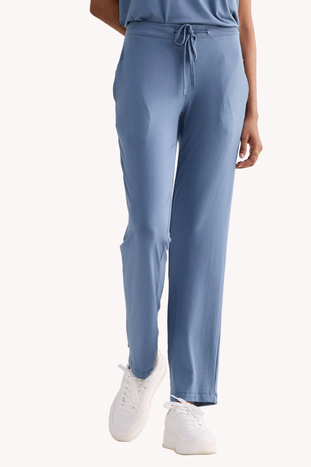 Wide Leg Pant in Blue