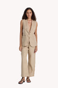 Wide Leg Pants in Hemp