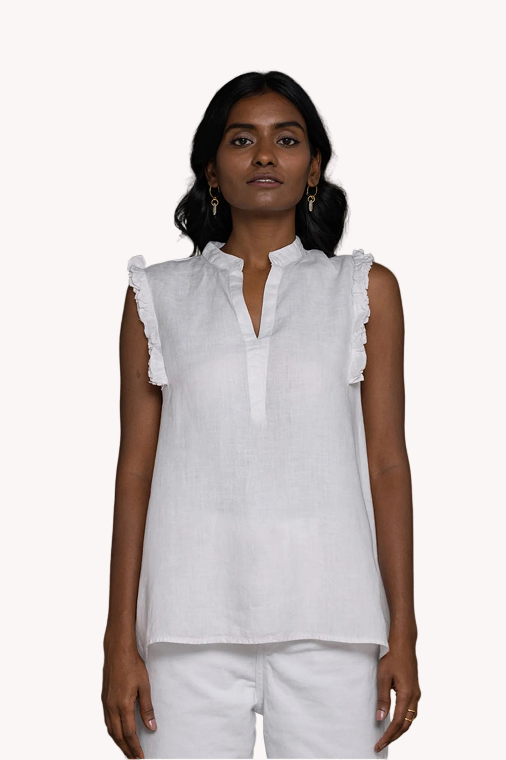 Wind in my Hair Shirt in White