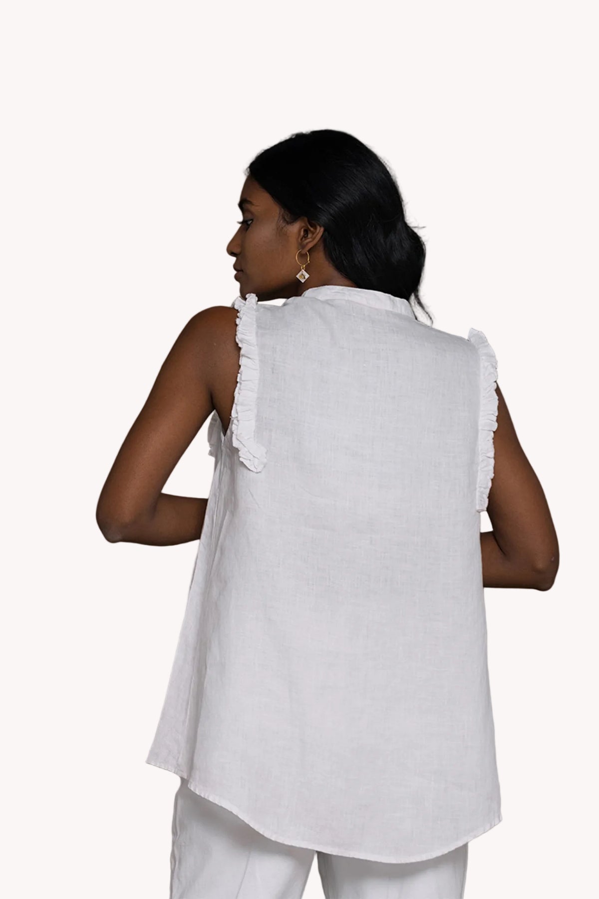 Wind in my Hair Shirt in White