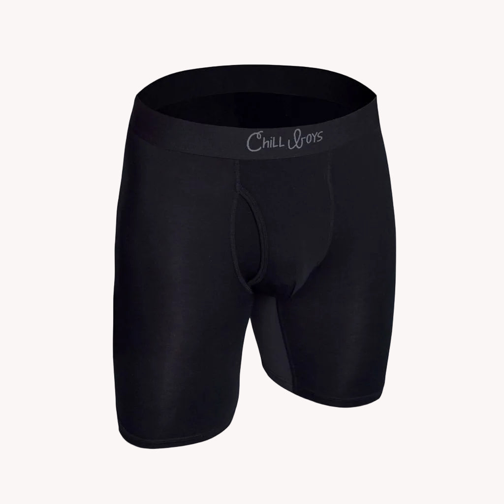 Soft Bamboo Boxer Briefs with Anti-Chafing Glide Zone