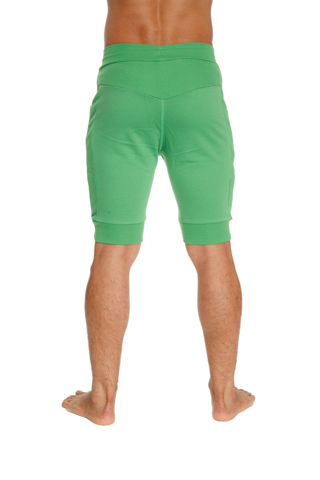 Cuffed Yoga Short (Bamboo Green)