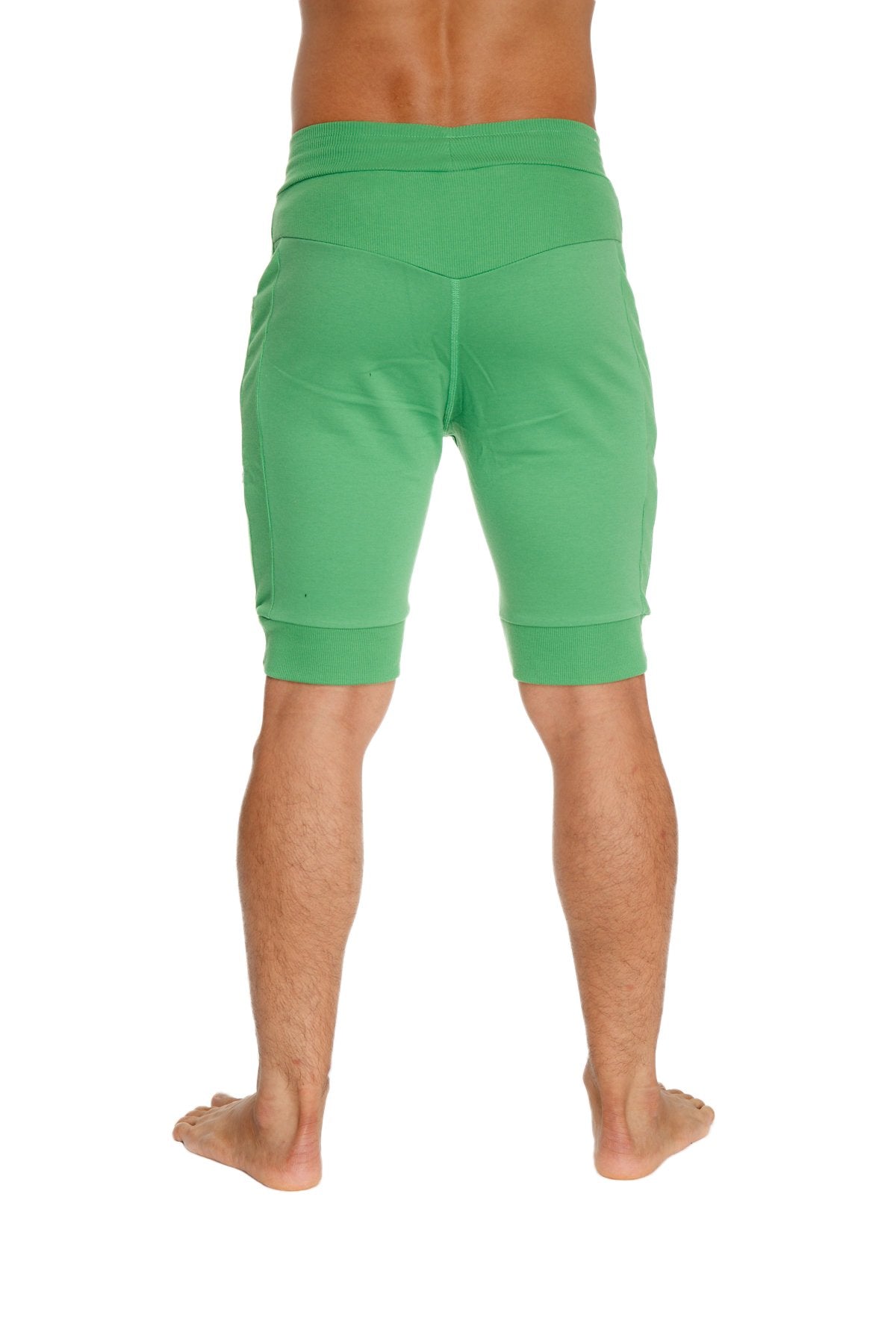 Cuffed Yoga Short (Bamboo Green)