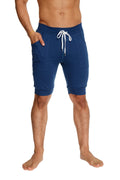 Cuffed Yoga Short (Royal Blue)