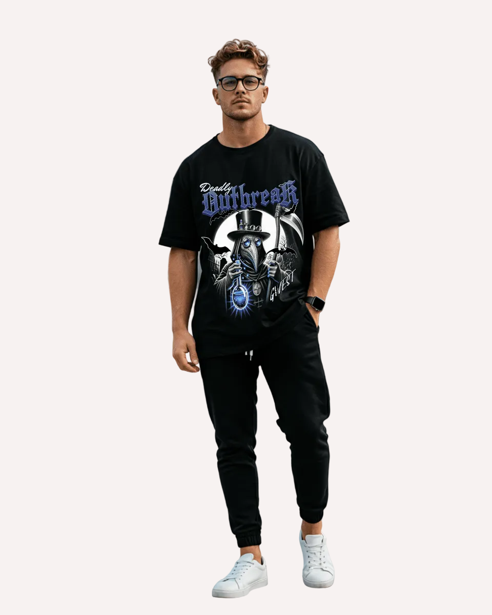 G West Deadly Outbreak Oversized Men's T-Shirt