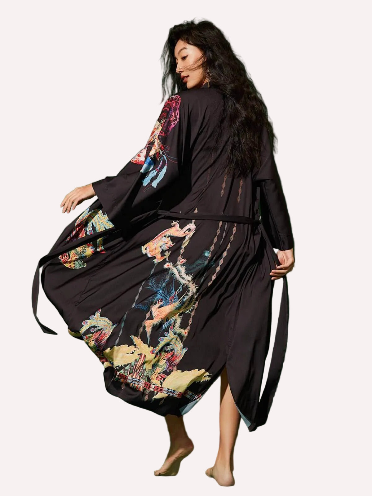 Dragon Phoenix Kimono Robe