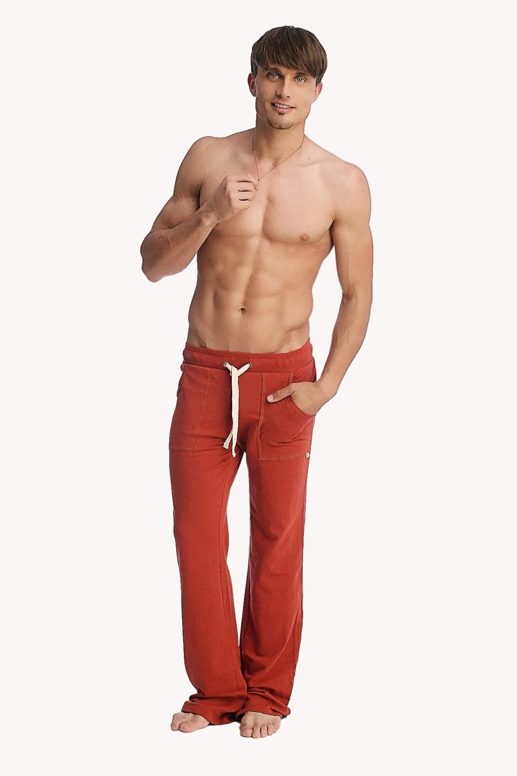 Eco-Track & Yoga Sweat Pant (Cinnabar)
