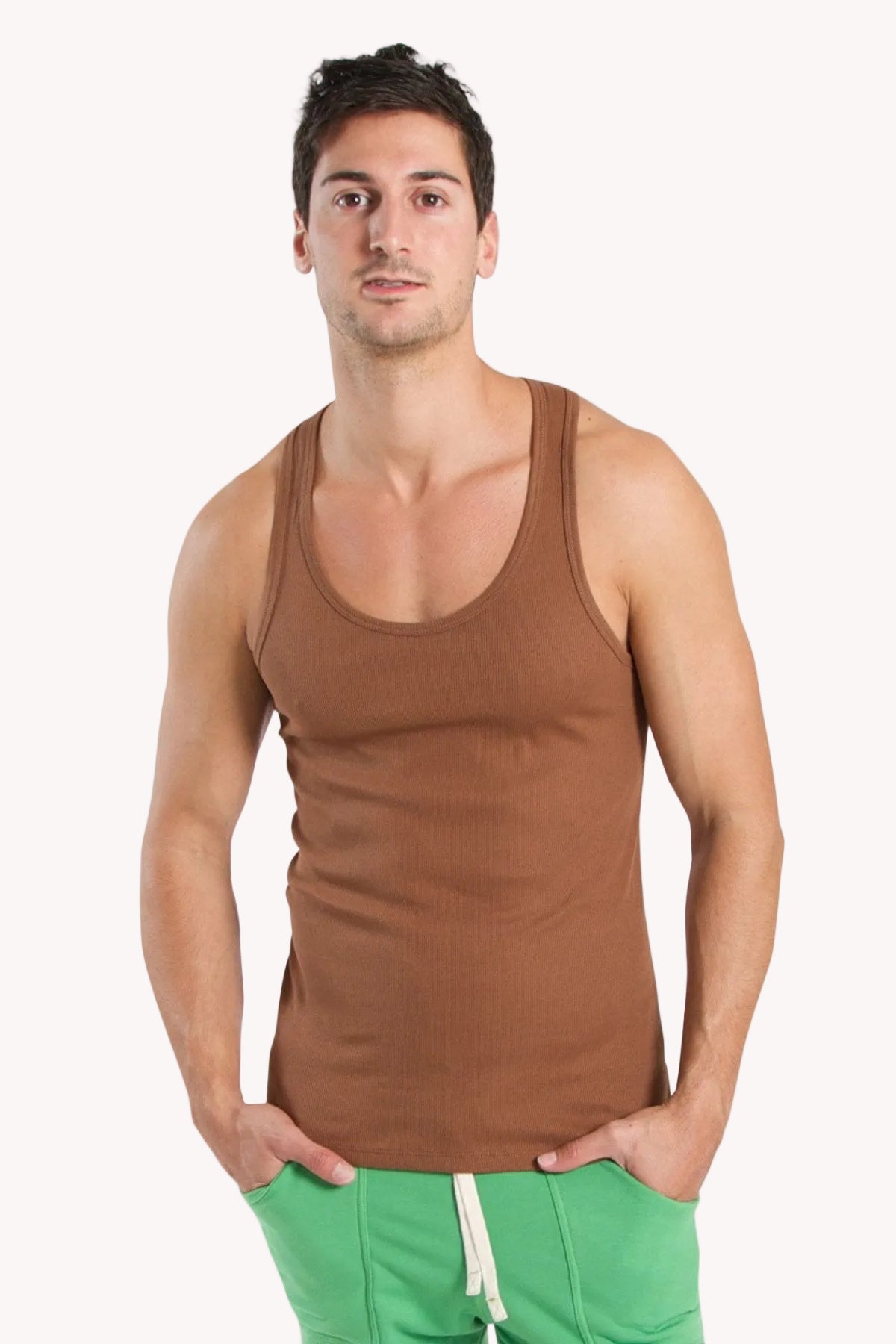 Edge Sustain Tank Top (Chocolate)