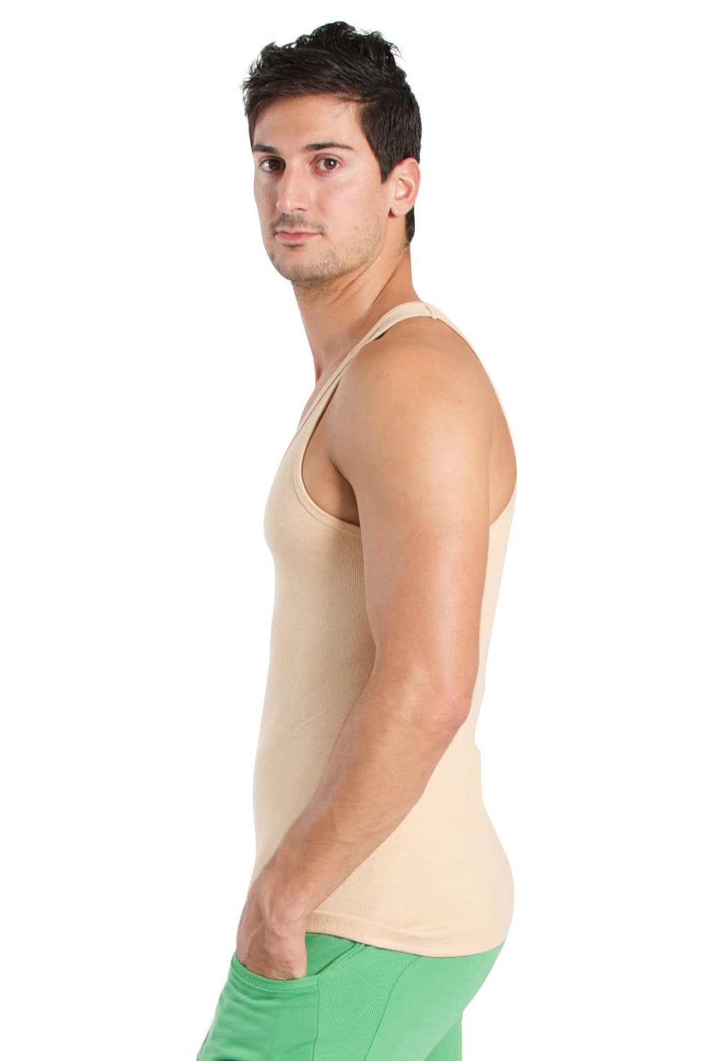 Edge Sustain Tank Top (Sand Beige)